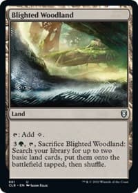 Blighted Woodland - Commander Legends: Battle for Baldur's Gate - Magic: The Gathering card