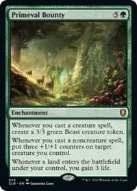 Primeval Bounty - Commander Legends: Battle for Baldur's Gate - Magic: The Gathering card