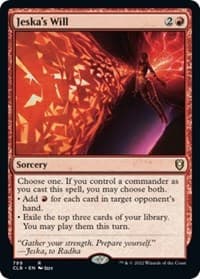 Jeska's Will - Commander Legends: Battle for Baldur's Gate - Magic: The Gathering card