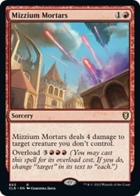 Mizzium Mortars - Commander Legends: Battle for Baldur's Gate - Magic: The Gathering card