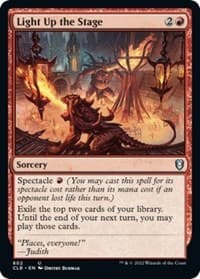 Light Up the Stage - Commander Legends: Battle for Baldur's Gate - Magic: The Gathering card