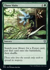 Three Visits - Commander Legends: Battle for Baldur's Gate - Magic: The Gathering card