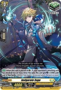 Invigorate Sage - D-BT05: Triumphant Return of the Brave Heroes - Cardfight Vanguard card