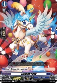 Flaming Pony - D-BT05: Triumphant Return of the Brave Heroes - Cardfight Vanguard card
