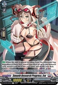 Smooth Research Progress, Eva - D-BT05: Triumphant Return of the Brave Heroes - Cardfight Vanguard card