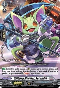 Obliging Monster, Secondel - D-BT05: Triumphant Return of the Brave Heroes - Cardfight Vanguard card