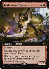 Bothersome Quasit (Extended Art) - Commander Legends: Battle for Baldur's Gate - Magic: The Gathering card
