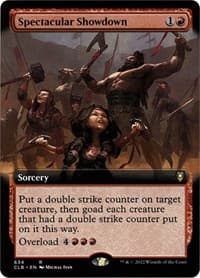 Spectacular Showdown (Extended Art) - Commander Legends: Battle for Baldur's Gate - Magic: The Gathering card