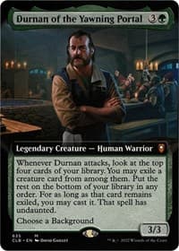 Durnan of the Yawning Portal (Extended Art) - Commander Legends: Battle for Baldur's Gate - Magic: The Gathering card