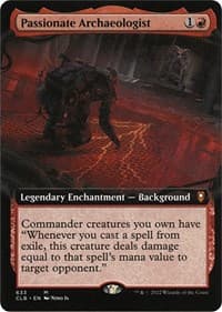 Passionate Archaeologist (Extended Art) - Commander Legends: Battle for Baldur's Gate - Magic: The Gathering card