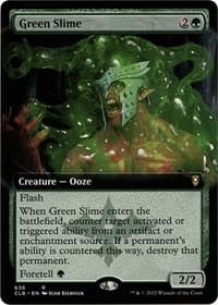 Green Slime (Extended Art) - Commander Legends: Battle for Baldur's Gate - Magic: The Gathering card