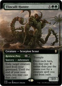 Tlincalli Hunter (Extended Art) - Commander Legends: Battle for Baldur's Gate - Magic: The Gathering card