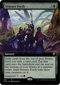 Venture Forth (Extended Art) - Commander Legends: Battle for Baldur's Gate - Magic: The Gathering card