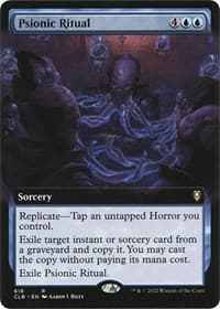 Psionic Ritual (Extended Art) - Commander Legends: Battle for Baldur's Gate - Magic: The Gathering card