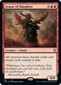 Avatar of Slaughter - Commander Legends: Battle for Baldur's Gate - Magic: The Gathering card