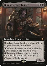 Burakos, Party Leader (Extended Art) - Commander Legends: Battle for Baldur's Gate - Magic: The Gathering card