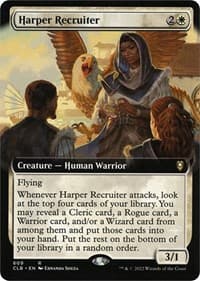Harper Recruiter (Extended Art) - Commander Legends: Battle for Baldur's Gate - Magic: The Gathering card