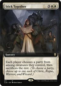 Stick Together (Extended Art) - Commander Legends: Battle for Baldur's Gate - Magic: The Gathering card