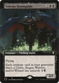 Solemn Doomguide (Extended Art) - Commander Legends: Battle for Baldur's Gate - Magic: The Gathering card