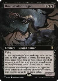 Brainstealer Dragon (Extended Art) - Commander Legends: Battle for Baldur's Gate - Magic: The Gathering card