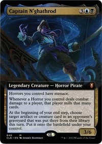 Captain N'ghathrod (Extended Art) - Commander Legends: Battle for Baldur's Gate - Magic: The Gathering card