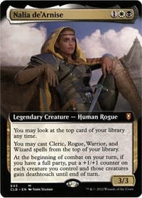 Nalia de'Arnise (Extended Art) - Commander Legends: Battle for Baldur's Gate - Magic: The Gathering card