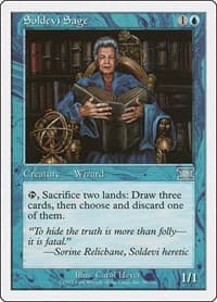 Soldevi Sage - Classic Sixth Edition - Magic: The Gathering card