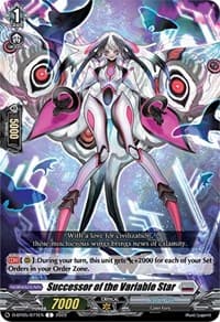 Successor of the Variable Star - D-BT05: Triumphant Return of the Brave Heroes - Cardfight Vanguard card