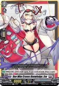 One Who Craves Knowledge, Eva - D-BT05: Triumphant Return of the Brave Heroes - Cardfight Vanguard card