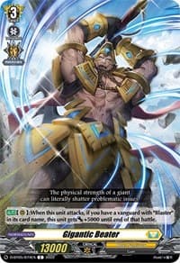 Gigantic Beater - D-BT05: Triumphant Return of the Brave Heroes - Cardfight Vanguard card