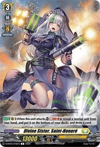 Divine Sister, Saint-Honore - D-BT05: Triumphant Return of the Brave Heroes - Cardfight Vanguard card