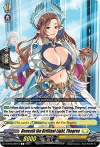 Beneath the Brilliant Light, Thegrea - D-BT05: Triumphant Return of the Brave Heroes - Cardfight Vanguard card
