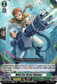 Wild-fire Brave Shooter - D-BT05: Triumphant Return of the Brave Heroes - Cardfight Vanguard card