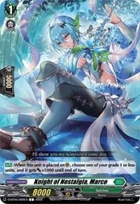 Knight of Nostalgia, Marco - D-BT05: Triumphant Return of the Brave Heroes - Cardfight Vanguard card