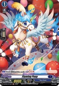 Flaming Pony (Holo) - D-BT05: Triumphant Return of the Brave Heroes - Cardfight Vanguard card