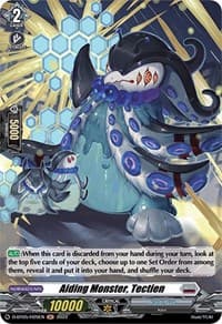 Aiding Monster, Tectien (Holo) - D-BT05: Triumphant Return of the Brave Heroes - Cardfight Vanguard card