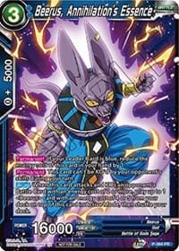Beerus, Annihilation's Essence (Tournament Pack Vol. 8) - Tournament Promotion Cards - Dragon Ball Super: Masters card