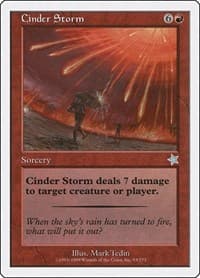 Cinder Storm - Starter 1999 - Magic: The Gathering card