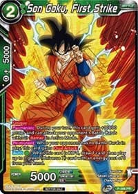 Son Goku, First Strike (Tournament Pack Vol. 8) - Tournament Promotion Cards - Dragon Ball Super: Masters card