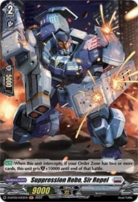 Suppression Robo, Sir Repel (Holo) - D-BT05: Triumphant Return of the Brave Heroes - Cardfight Vanguard card