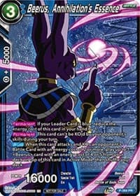 Beerus, Annihilation's Essence (Tournament Pack Vol. 8) (Winner) - Tournament Promotion Cards - Dragon Ball Super: Masters card
