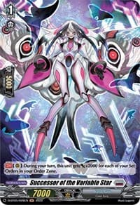 Successor of the Variable Star (Holo) - D-BT05: Triumphant Return of the Brave Heroes - Cardfight Vanguard card