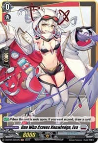 One Who Craves Knowledge, Eva (Holo) - D-BT05: Triumphant Return of the Brave Heroes - Cardfight Vanguard card