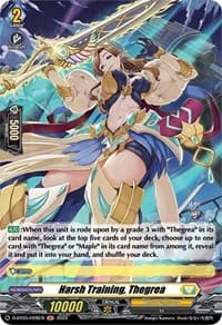 Harsh Training, Thegrea (Holo) - D-BT05: Triumphant Return of the Brave Heroes - Cardfight Vanguard card