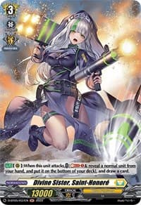 Divine Sister, Saint-Honore (Holo) - D-BT05: Triumphant Return of the Brave Heroes - Cardfight Vanguard card