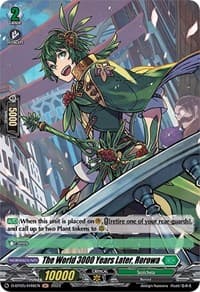 The World 3000 Years Later, Rorowa (Holo) - D-BT05: Triumphant Return of the Brave Heroes - Cardfight Vanguard card