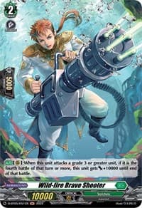 Wild-fire Brave Shooter (Holo) - D-BT05: Triumphant Return of the Brave Heroes - Cardfight Vanguard card