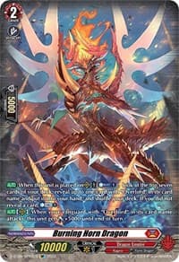 Burning Horn Dragon (SP) - D-BT05: Triumphant Return of the Brave Heroes - Cardfight Vanguard card
