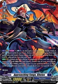 Approaching Fangs, Kheios (SP) - D-BT05: Triumphant Return of the Brave Heroes - Cardfight Vanguard card