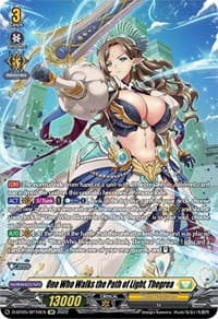 One Who Walks the Path of Light, Thegrea (SP) - D-BT05: Triumphant Return of the Brave Heroes - Cardfight Vanguard card